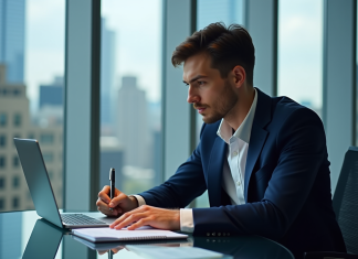 Prix Solana en 2025 : Prévisions, Analyse et Tendances Actuelles Jeune analyste financier étudiant des graphiques crypto