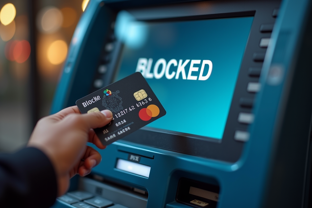 carte bloquée